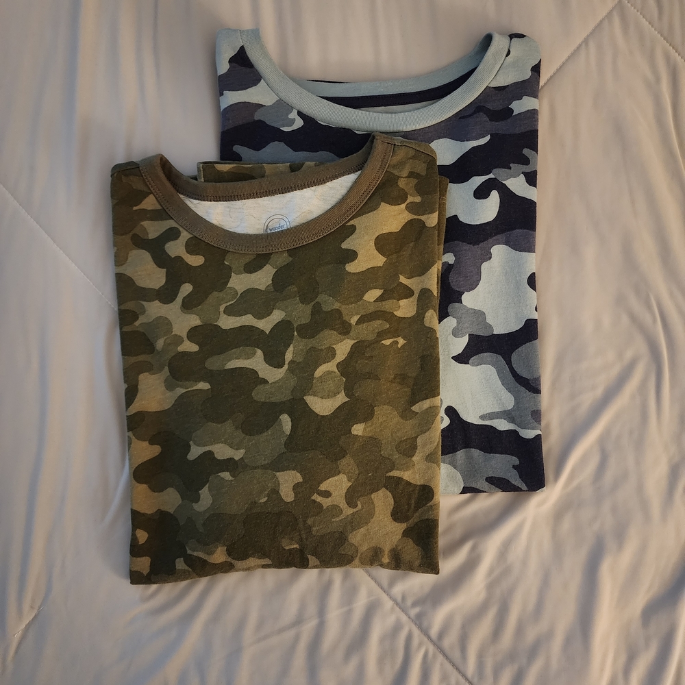 Wonder Nation Beige Camouflage T-Shirt